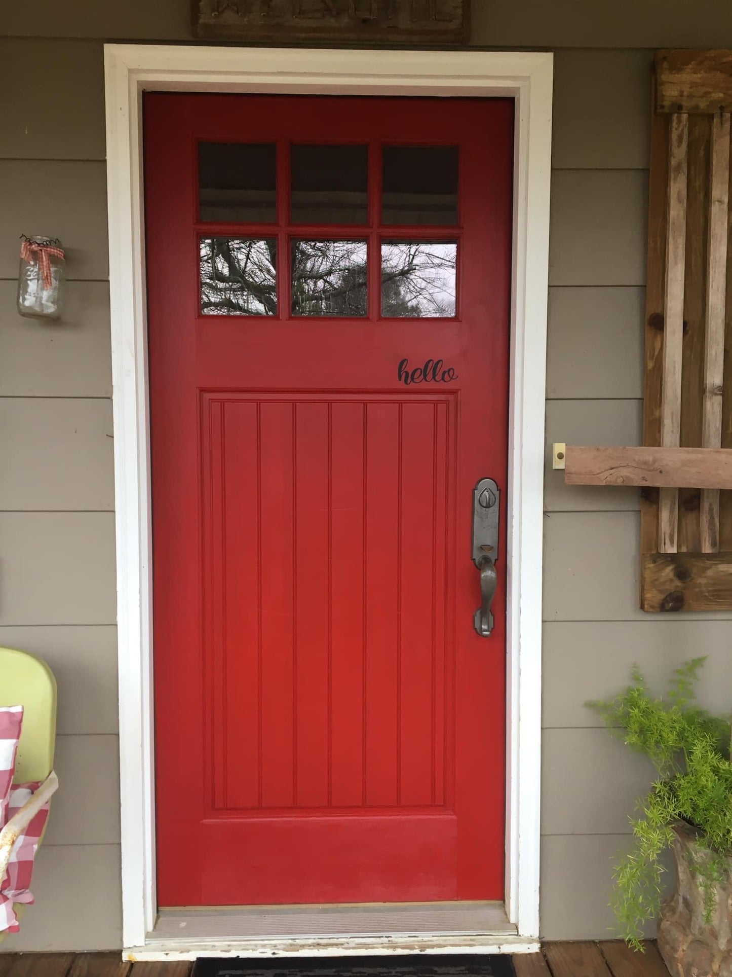 Ruby Red Furniture and Cabinet Paint