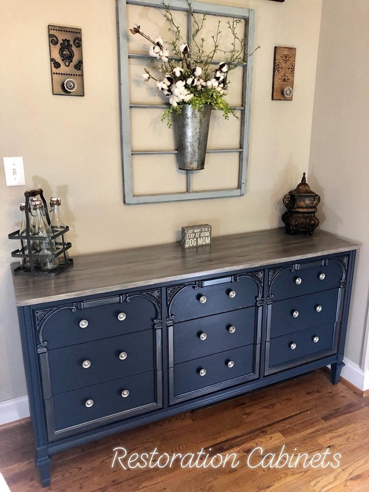 Farmhouse Navy Furniture and Cabinet Paint