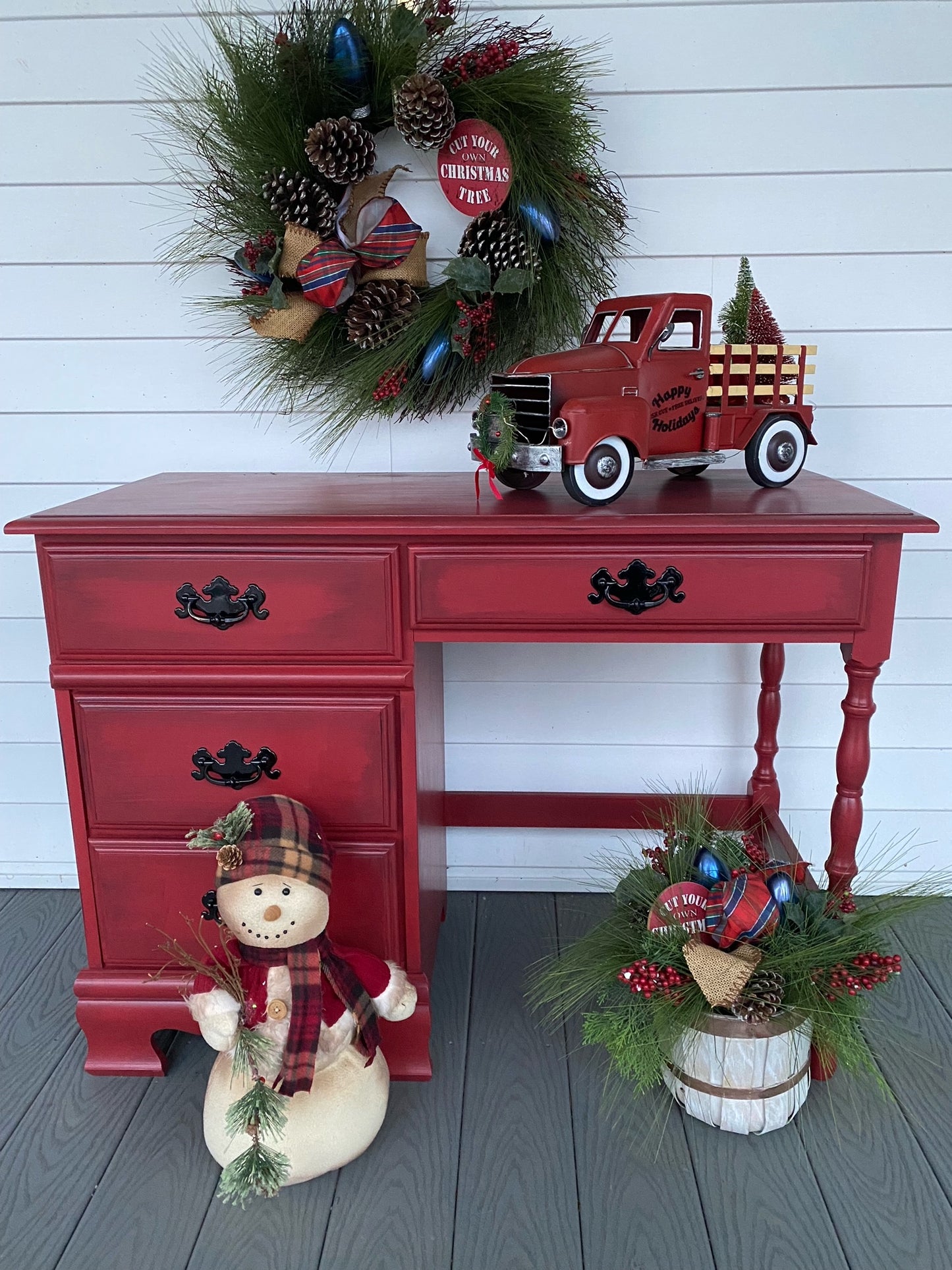 Ruby Red Furniture and Cabinet Paint