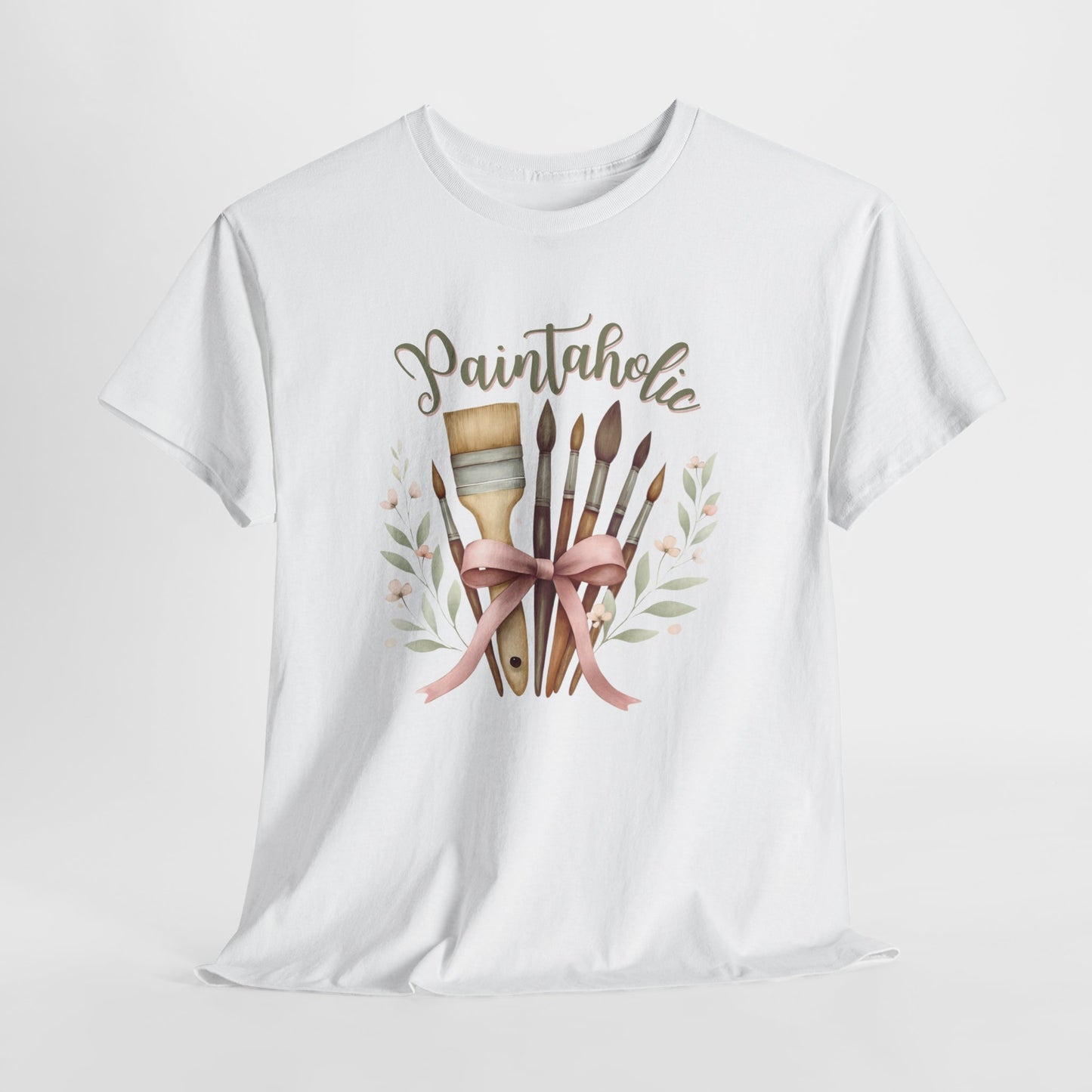 Paintaholic Paint Brush Bouquet Cotton T-Shirt