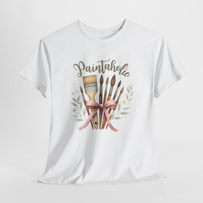 Paintaholic Paint Brush Bouquet Cotton T-Shirt