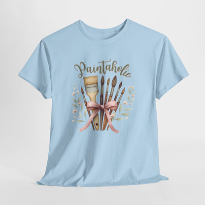 Paintaholic Paint Brush Bouquet Cotton T-Shirt