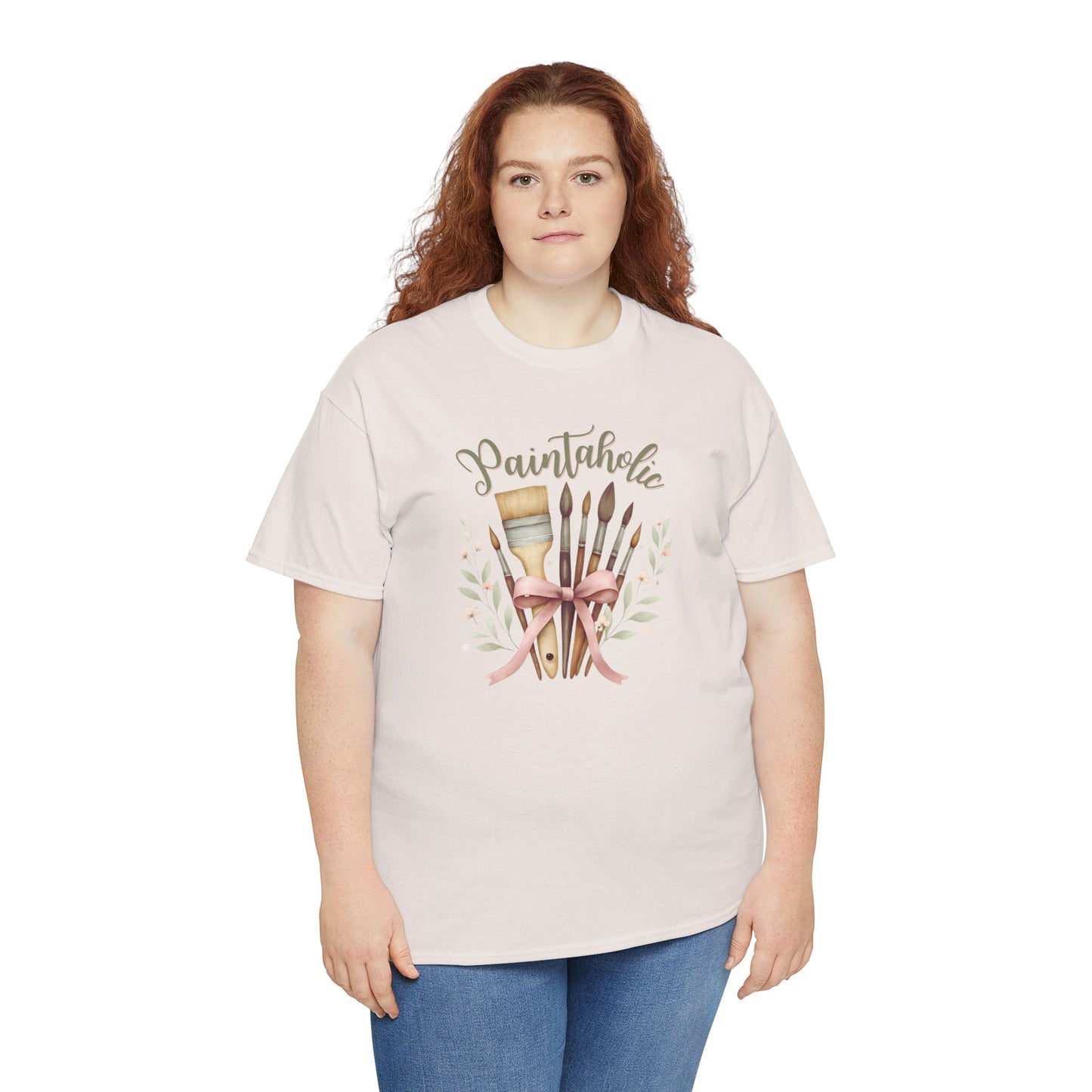 Paintaholic Paint Brush Bouquet Cotton T-Shirt