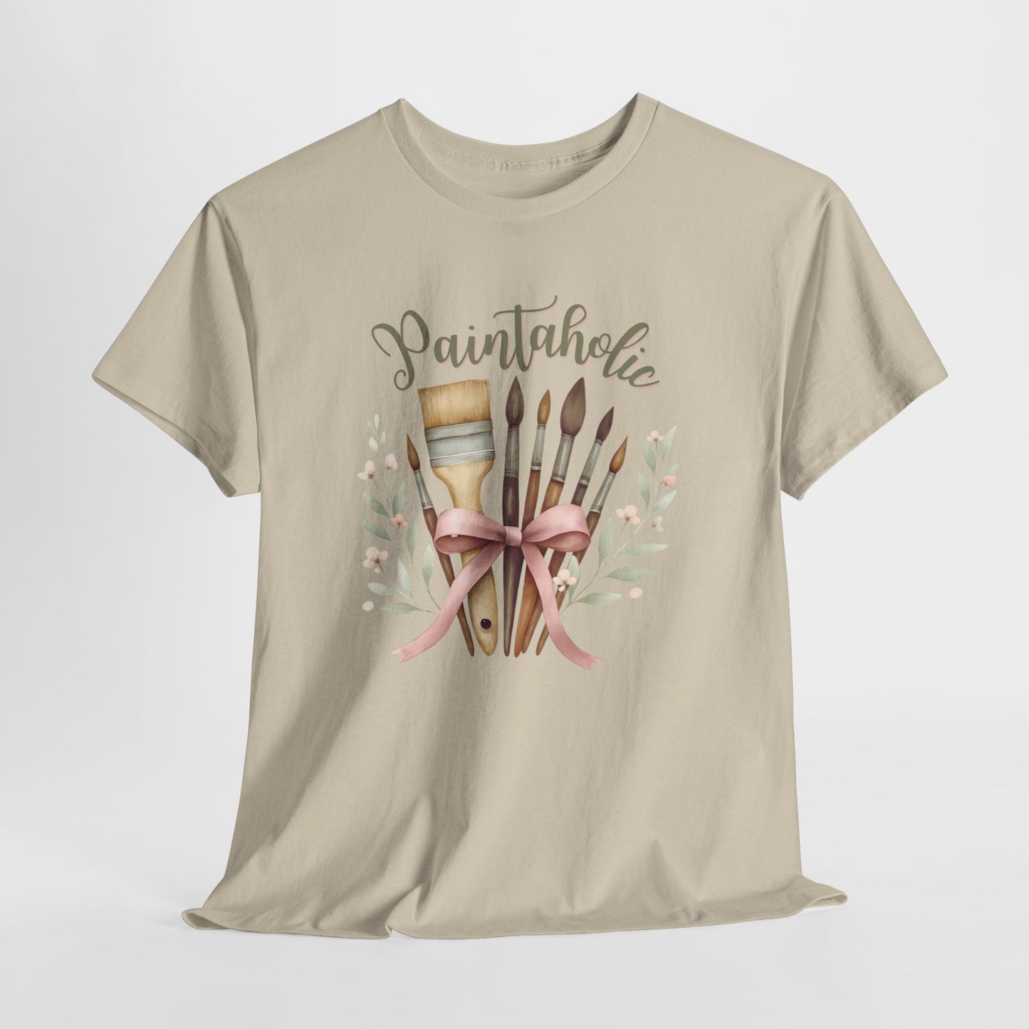Paintaholic Paint Brush Bouquet Cotton T-Shirt