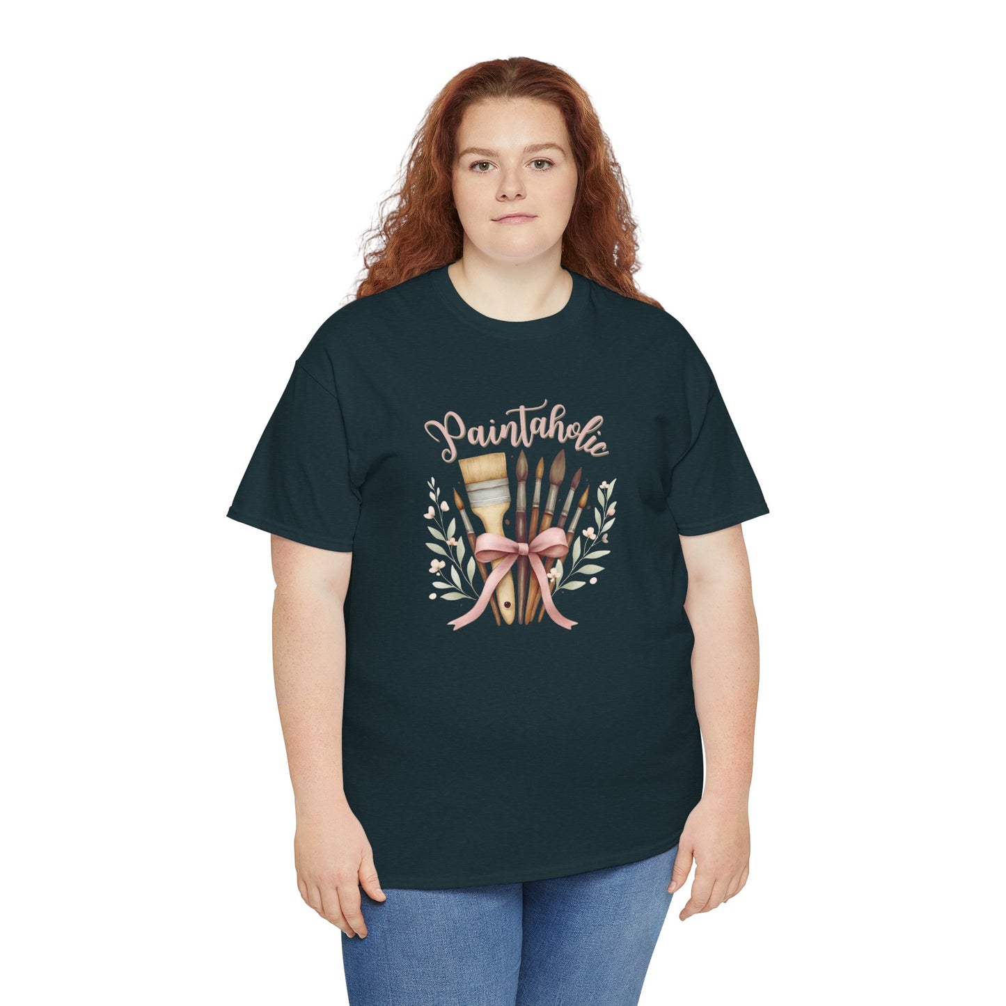 Paintaholic Paint Brush Bouquet Cotton T-Shirt