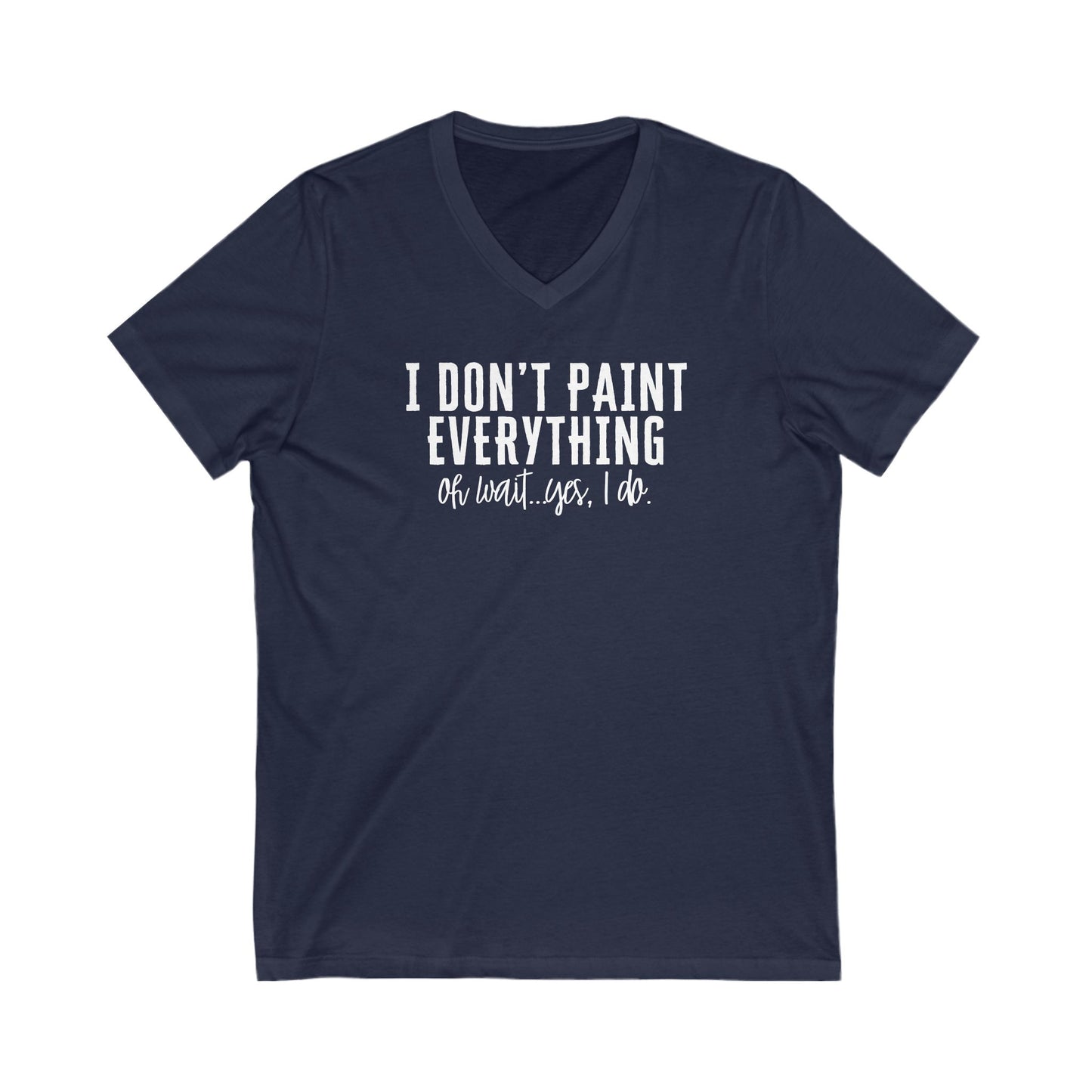 Paint Everything Short Sleeve V-Neck Tee