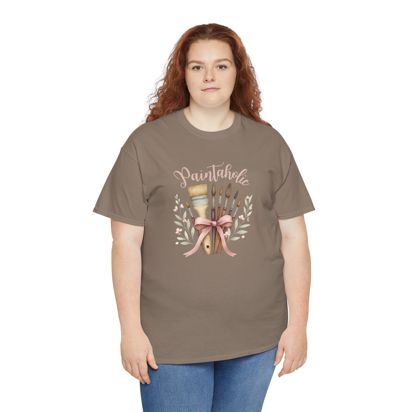 Paintaholic Paint Brush Bouquet Cotton T-Shirt