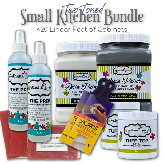 Small Two-Toned Kitchen Bundle