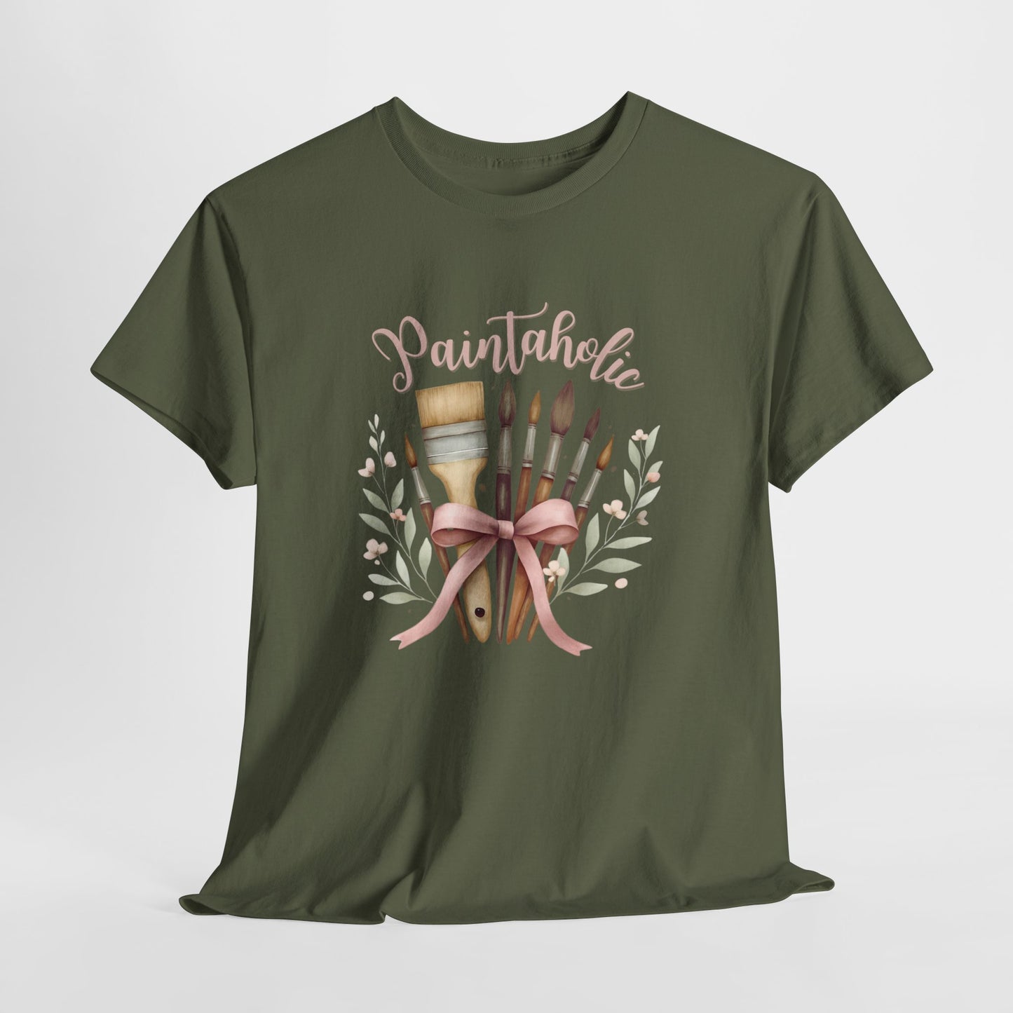 Paintaholic Paint Brush Bouquet Cotton T-Shirt