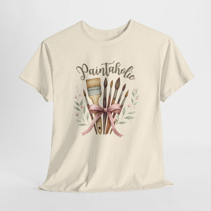 Paintaholic Paint Brush Bouquet Cotton T-Shirt