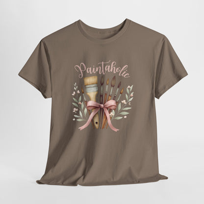 Paintaholic Paint Brush Bouquet Cotton T-Shirt