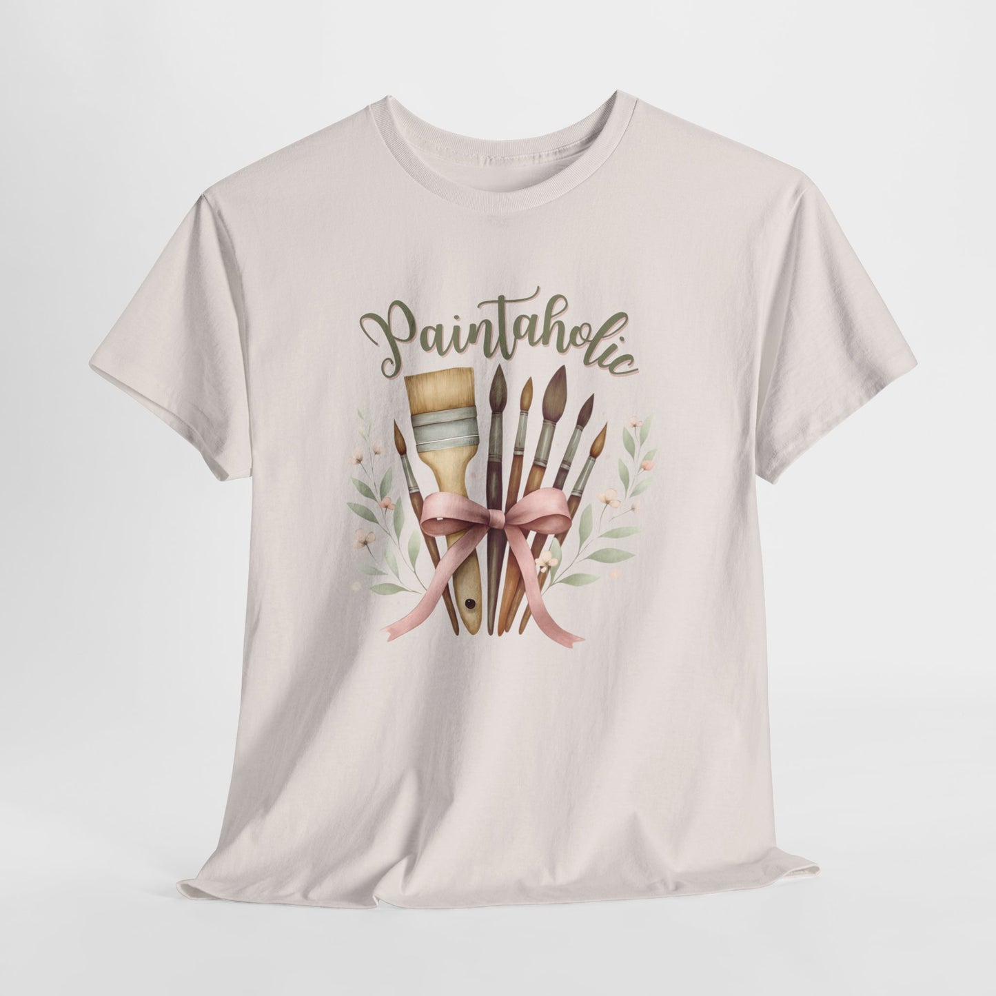 Paintaholic Paint Brush Bouquet Cotton T-Shirt