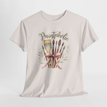 Paintaholic Paint Brush Bouquet Cotton T-Shirt