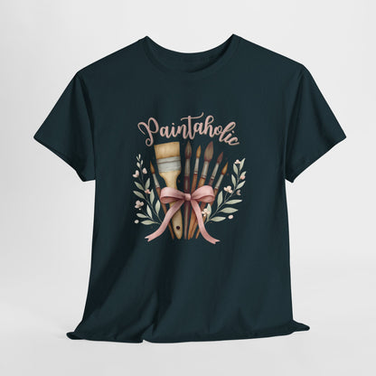 Paintaholic Paint Brush Bouquet Cotton T-Shirt