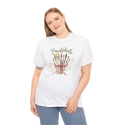 Paintaholic Paint Brush Bouquet Cotton T-Shirt