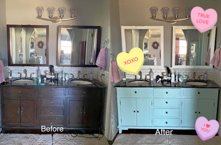 Bathroom Vanity Makeover Kit | All-in-One Cabinet Paint Bundle for Bathrooms