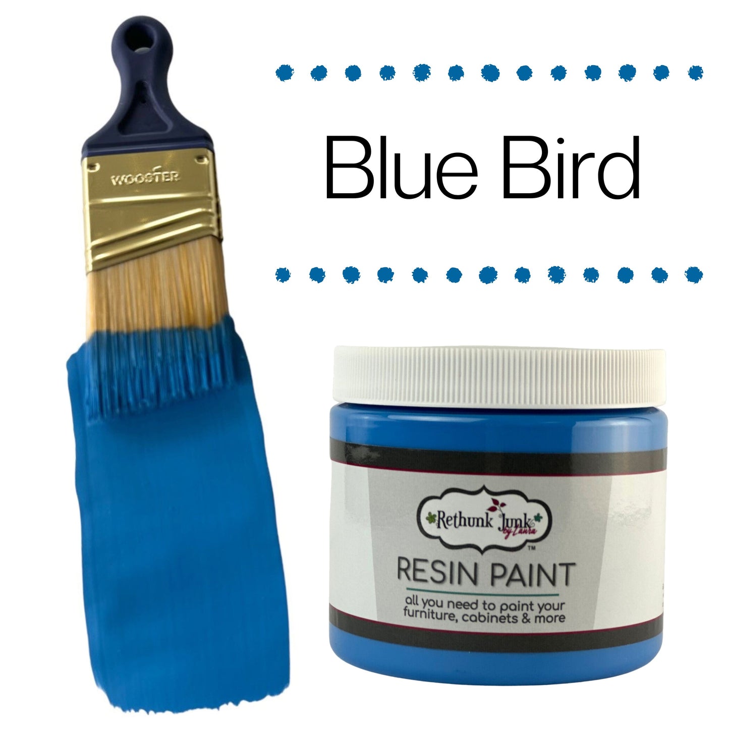 Rethunk Junk by Laura Resin Paint Blue Bird – Rethunk Junk Paint Co