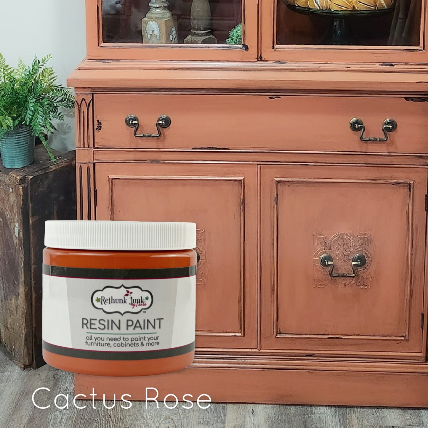 Rethunk Junk All-In-One Resin Paint for Furniture and Cabinets