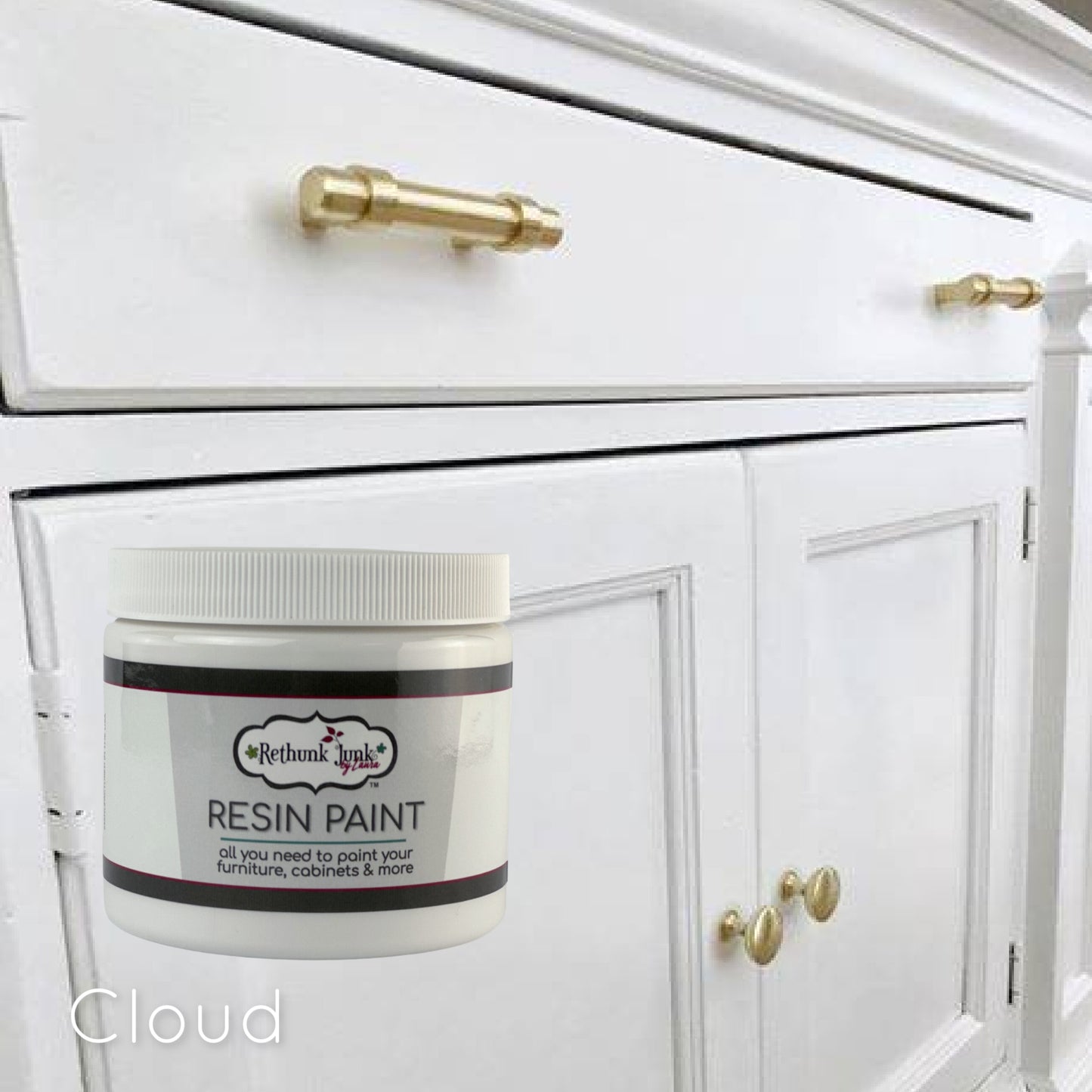 Rethunk Junk All-In-One Resin Paint for Furniture and Cabinets