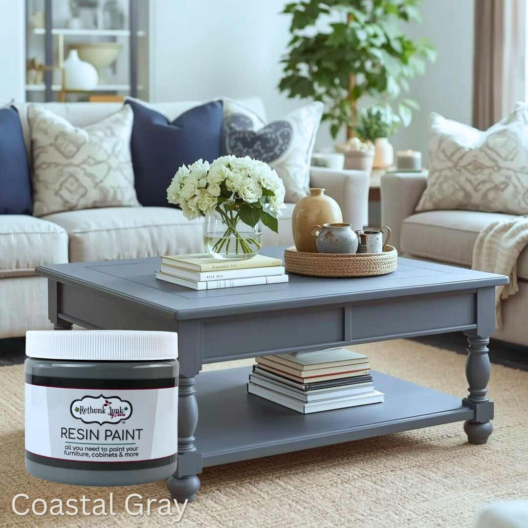 Coastal Gray All-In-One Resin Furniture & Cabinet Paint | Rethunk