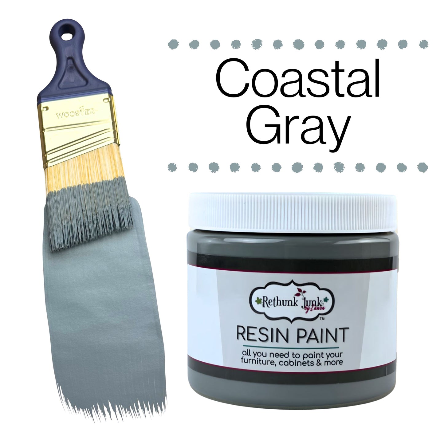 Coastal Gray All-In-One Resin Furniture & Cabinet Paint