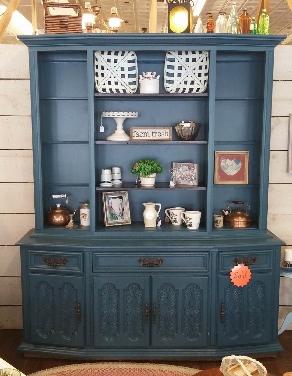 Denim Blue Furniture and Cabinet Paint