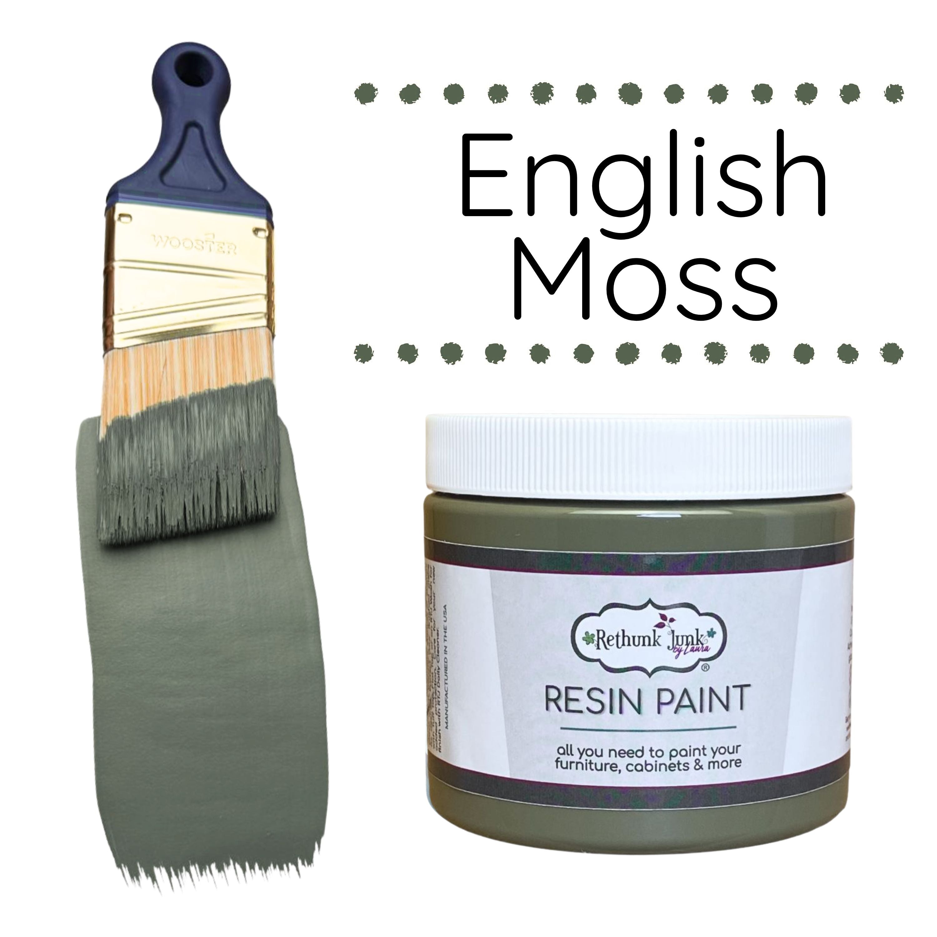 English Moss All-In-One Resin Paint for Furniture & Cabinets
