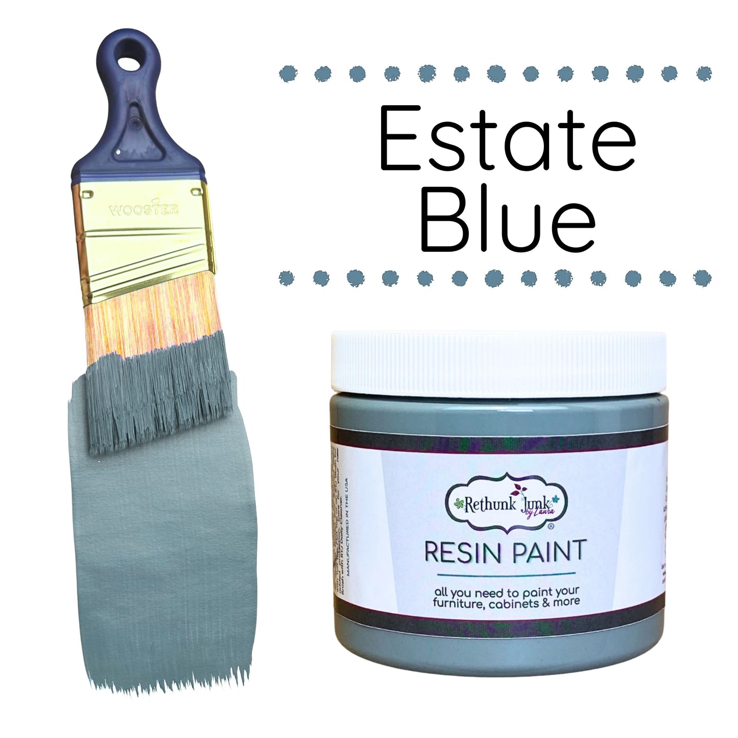 Estate Blue Furniture and Cabinet Paint