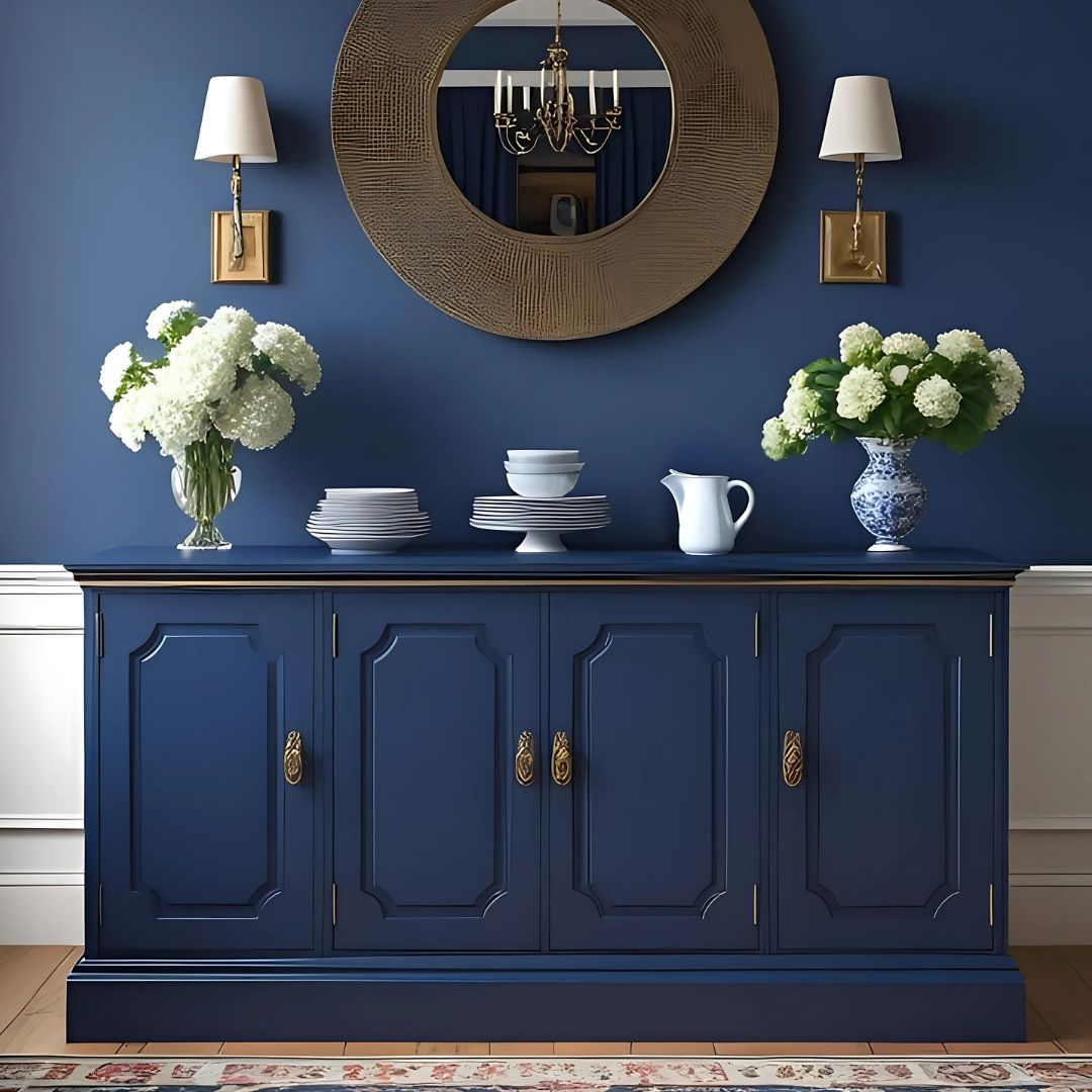 Farmhouse Navy Furniture and Cabinet Paint