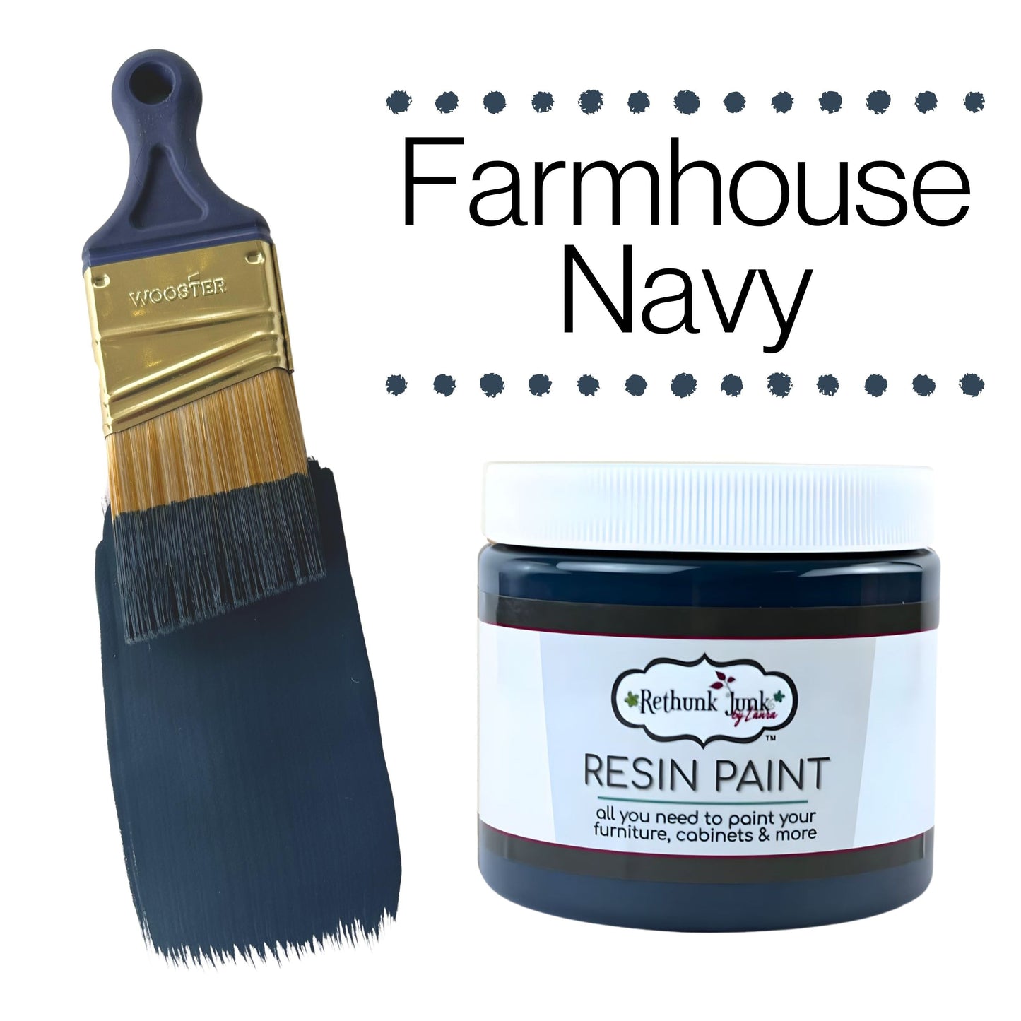 Farmhouse Navy All-In-One Resin Furniture & Cabinet Paint