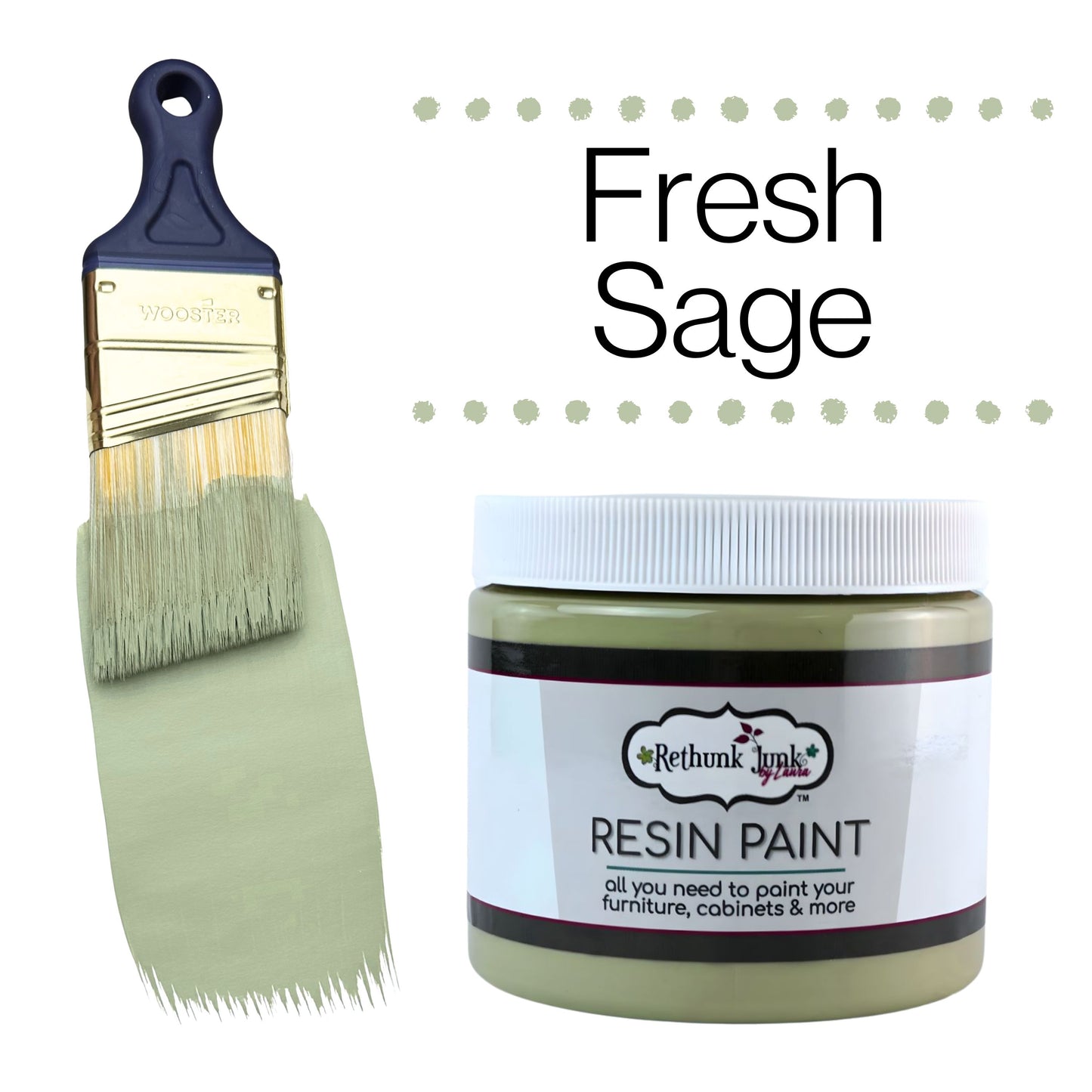 Fresh Sage All-In-One Resin Furniture & Cabinet Paint