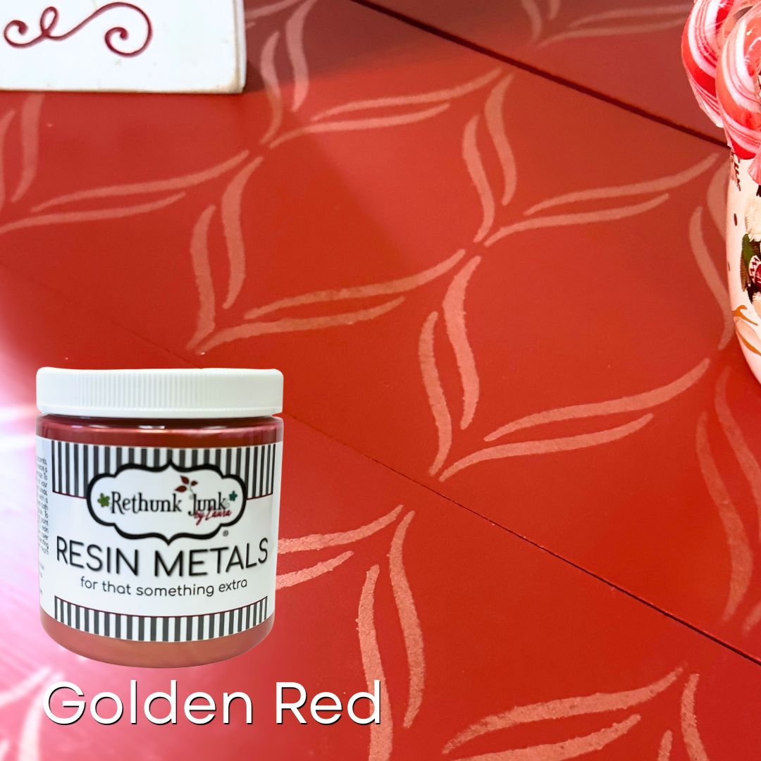 Golden Red Metals Paint