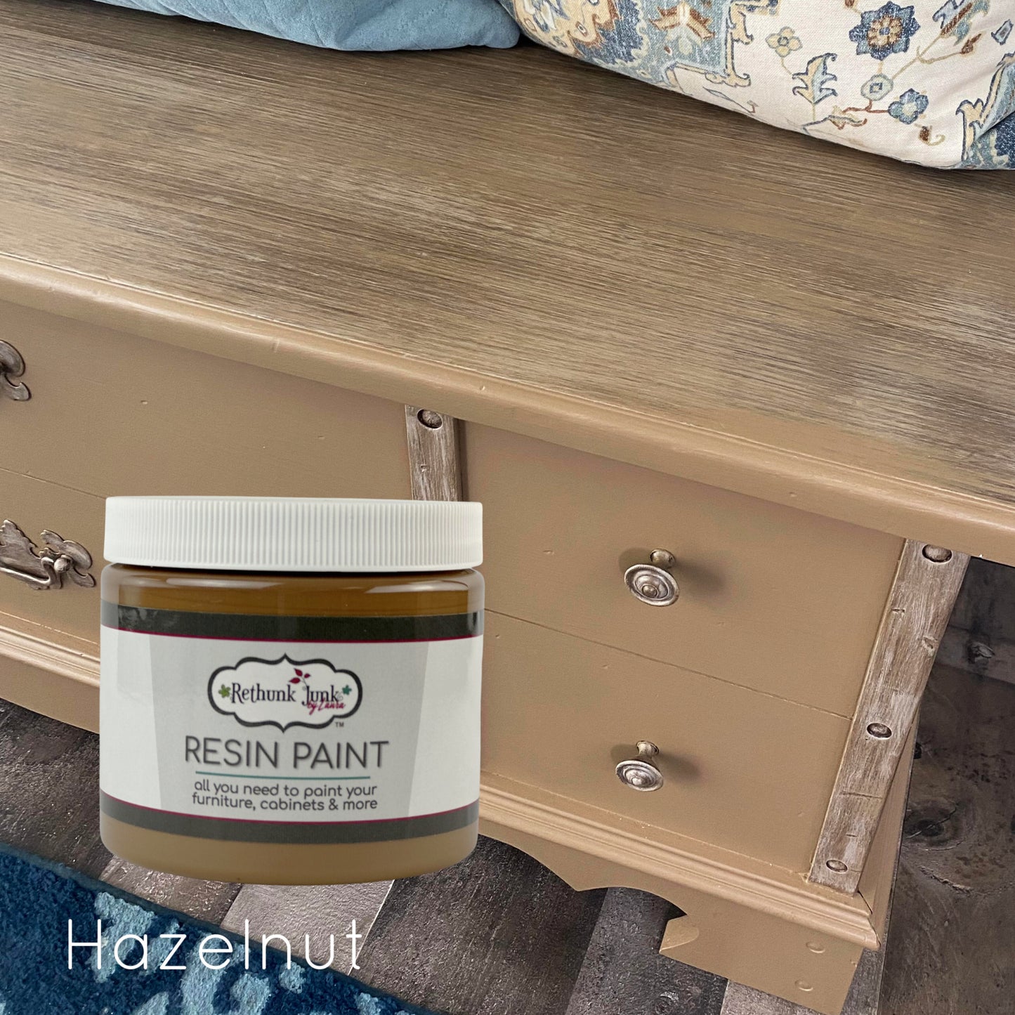 Rethunk Junk All-In-One Resin Paint for Furniture and Cabinets