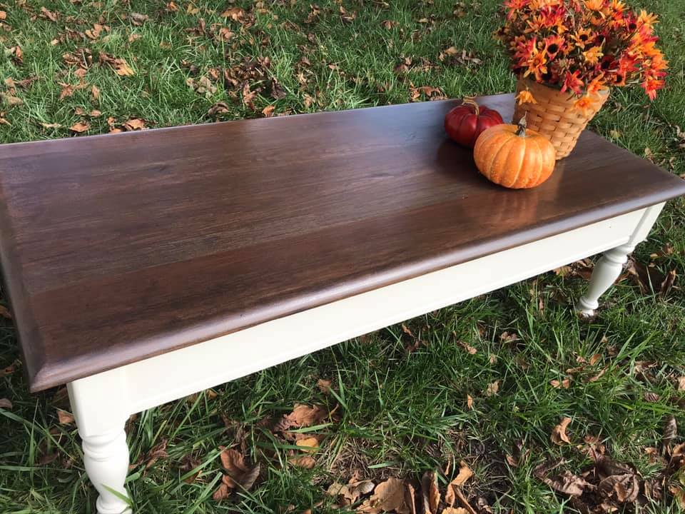 Dark Walnut Stain Top