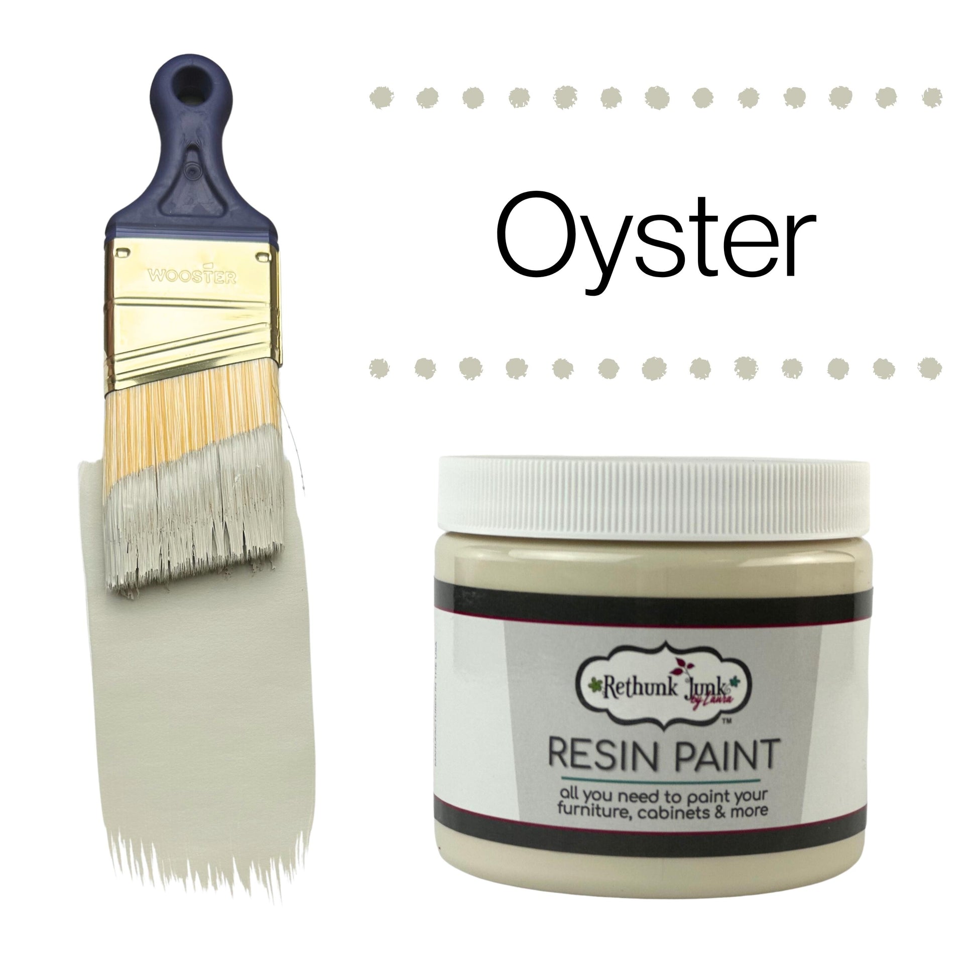 Rethunk Junk by Laura Resin Paint Oyster – Rethunk Junk Paint Co
