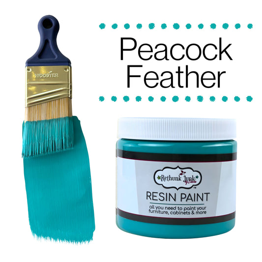 Peacock Feather All-In-One Resin Furniture & Cabinet Paint