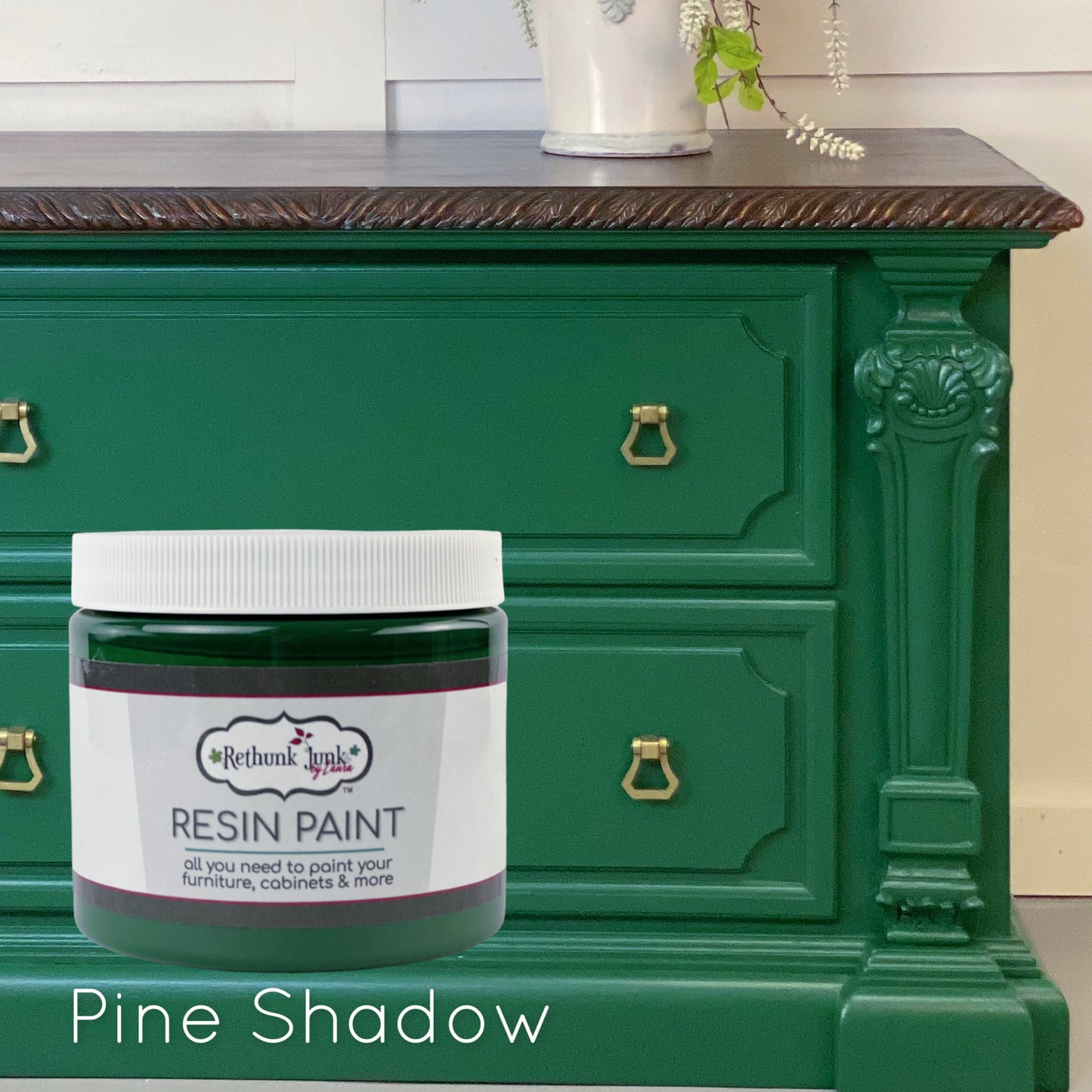 Rethunk Junk All-In-One Resin Paint for Furniture and Cabinets