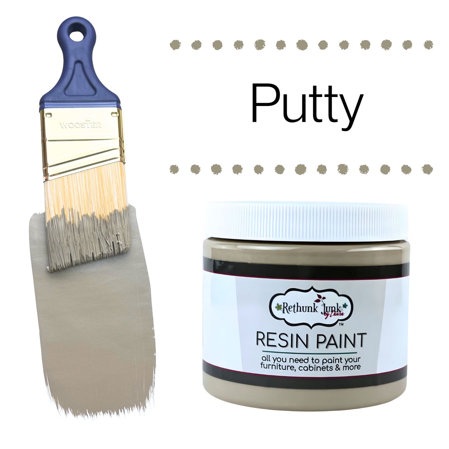 Putty All-In-One Resin Furniture & Cabinet Paint