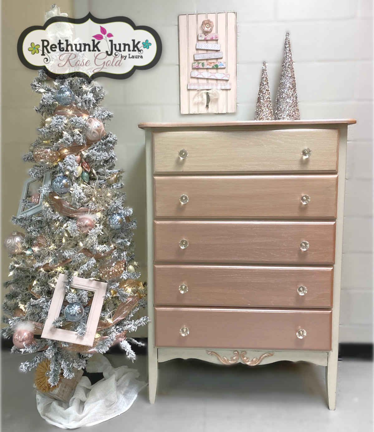 Resin Metals Rose Gold Rethunk Junk Paint Co Resin Metals Rose Gold Rethunk Junk Paint Co