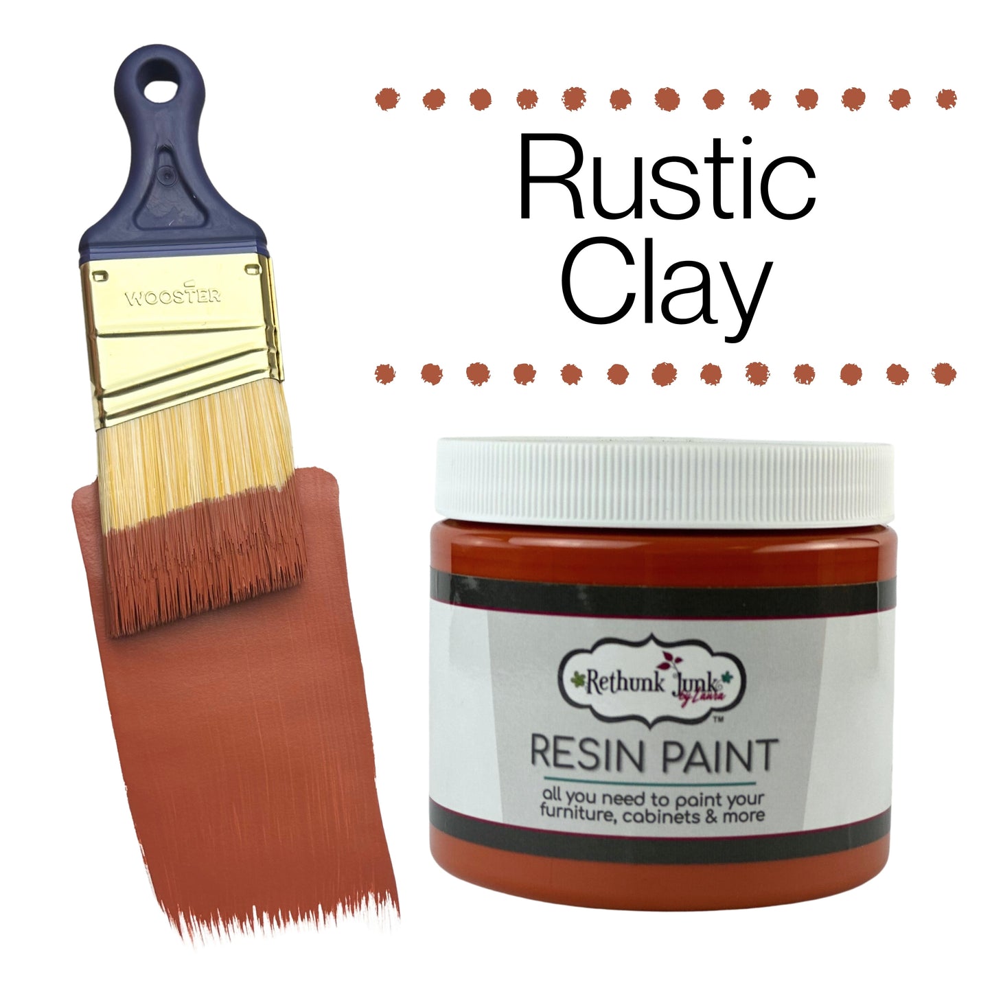 Rustic Clay Furniture and Cabinet Paint