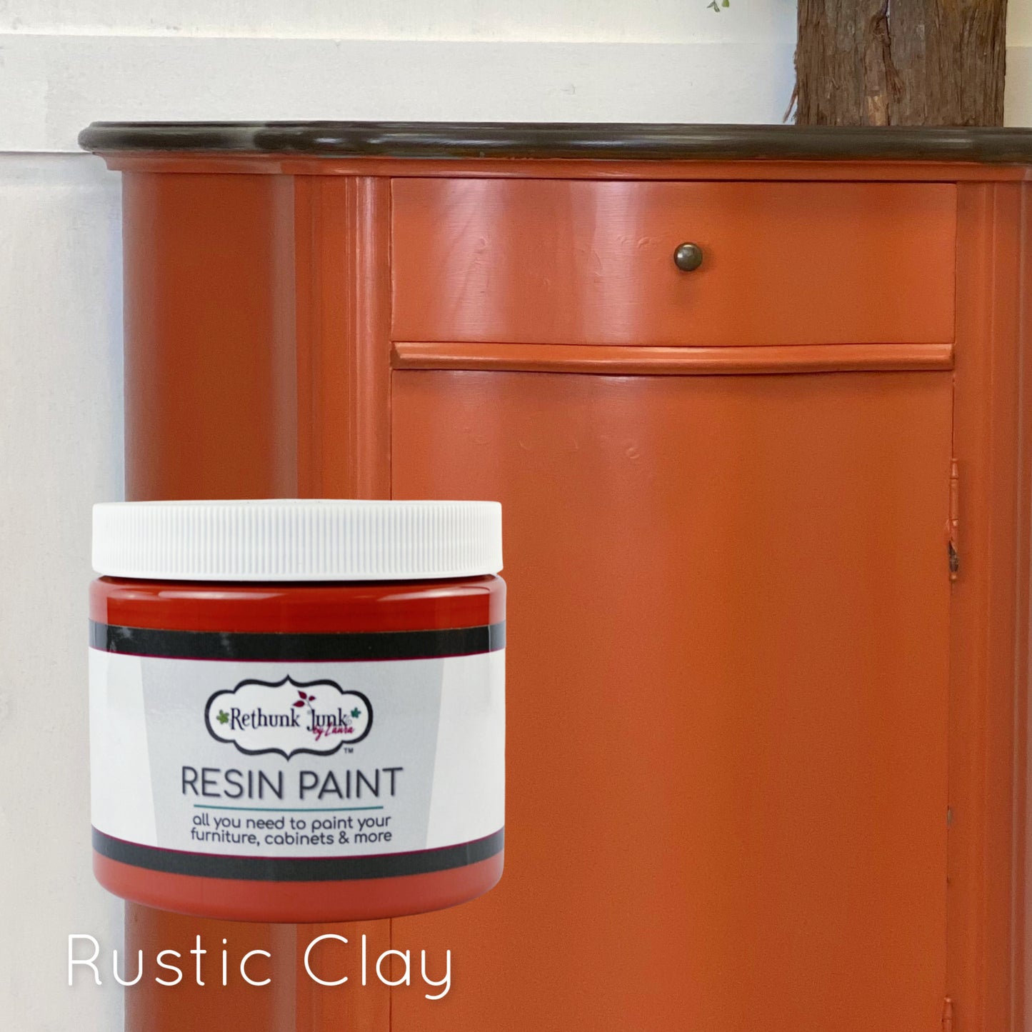 Rustic Clay All-In-One Resin Furniture & Cabinet Paint