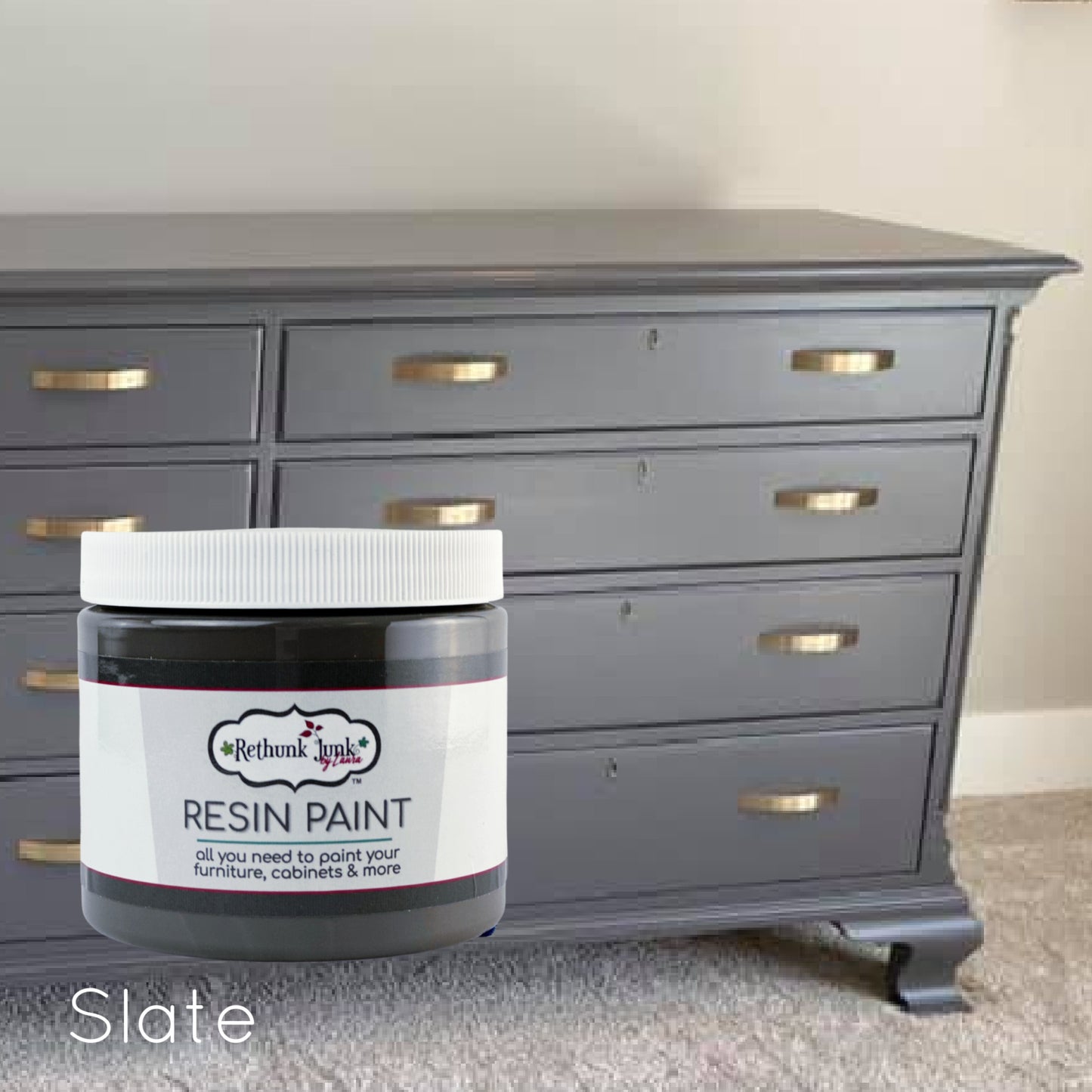 Slate All-In-One Resin Furniture & Cabinet Paint