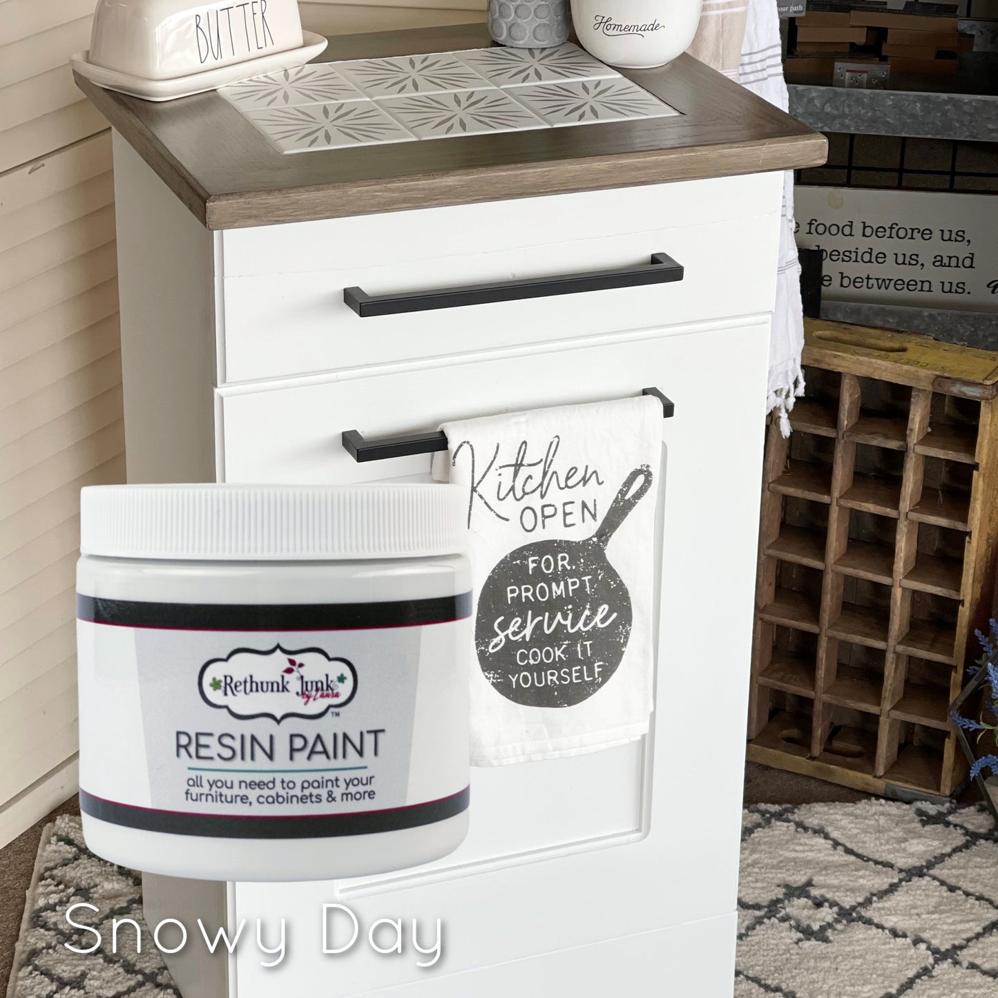 Rethunk Junk All-In-One Resin Paint for Furniture and Cabinets