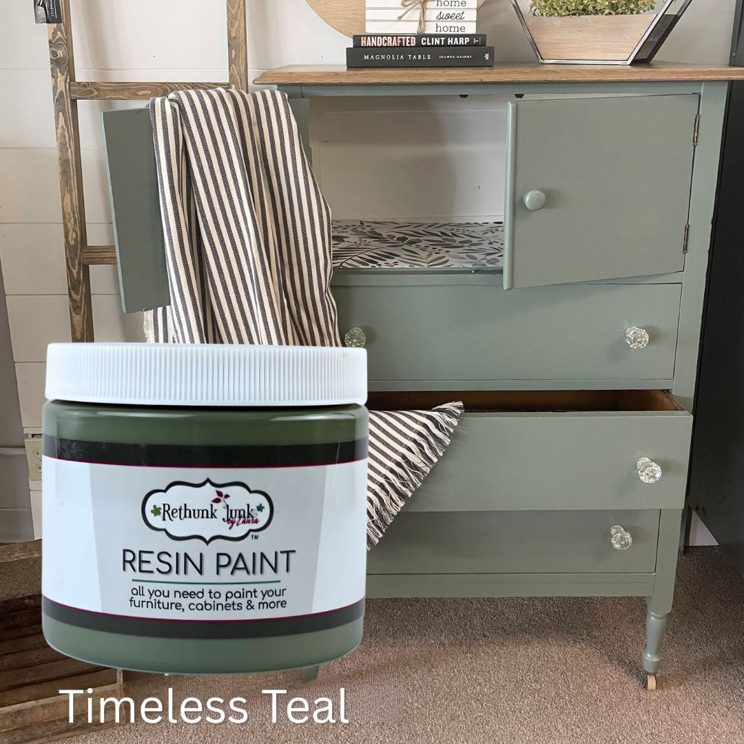 Timeless Teal All-In-One Resin Paint for Furniture & Cabinets